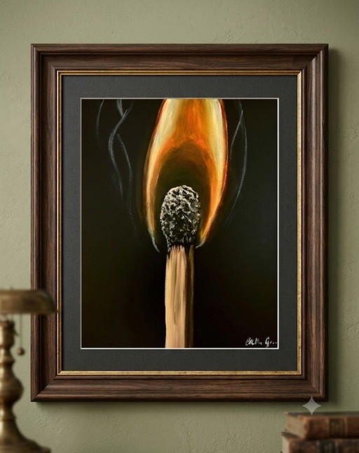 Match – schilderijen tekeningen, Canvas (photo 2 of 7)