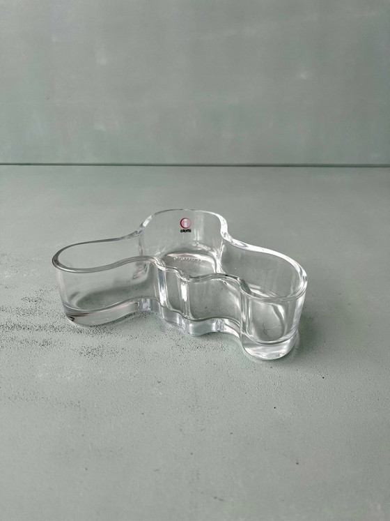 Image 1 of Bol Alvar Aalto en verre Ittala, finition transparente, design