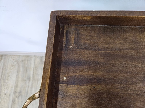 Eclectische Bijzettafel met Afneembaar Dienblad, 19e eeuw (photo 11 of 16)