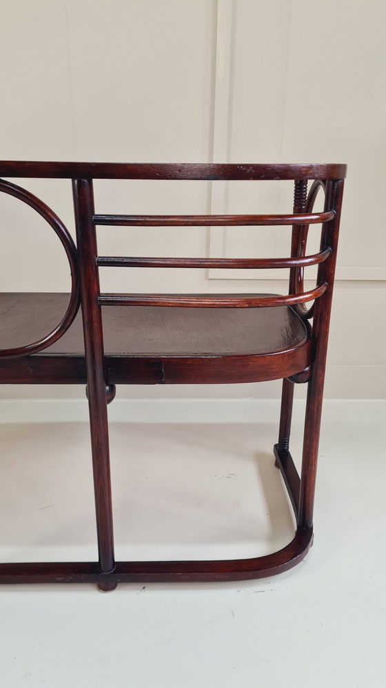 Image 1 of Fledermaus" Sofa
A rare version of the so called "Fledermaus" model sofa by Josef Hoffmann for by Mundus AG. 