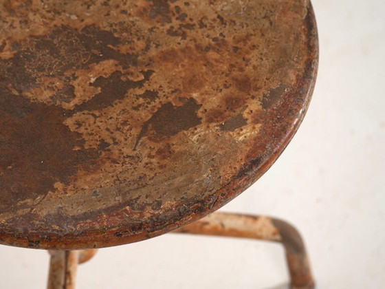 Industrial style metal stool (c.1950) #4 – Iron, Industrieel (photo 23 of 30)