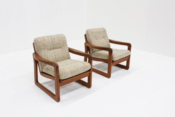 Image 1 of Set Vintage Mid-Century Fauteuils Teak Holstebro Möbelfabrik 1960s