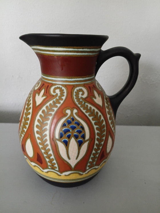 Image 1 of Gouda Pottery. 1920s Plato New Objectivity/Art Deco