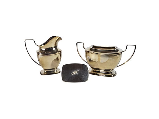 Image 1 of Van Kempen Begeer - Keltum Zeist - design Gustav Baran - zuccheriera - brocche per il latte - anni '60