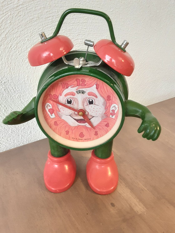 Image 1 of Vintage Alarm Clock H.K. Etching