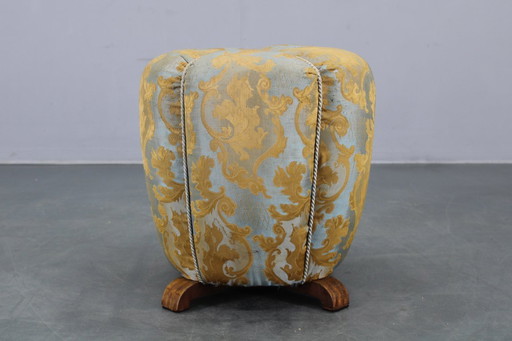 Tabouret Art Deco degli anni '40, Cecoslovacchia