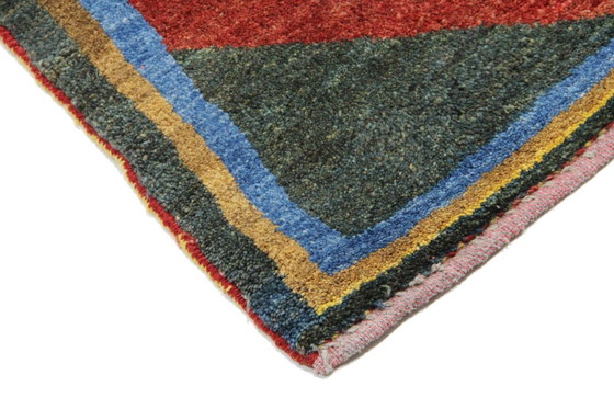 Image 1 of Original Persian carpet Gabbeh Ghashghai Oriental carpet 290 cm x 81 cm Old Natural