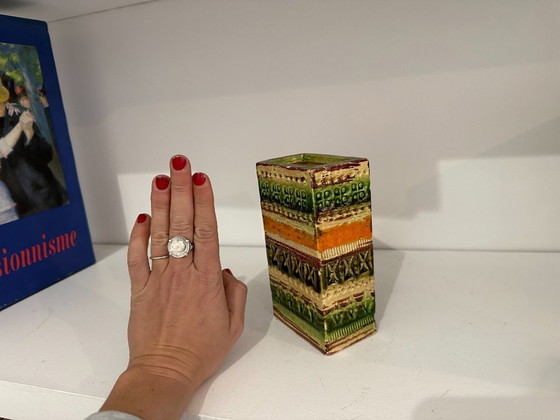 Image 1 of Vase vintage signé Cer Paoli