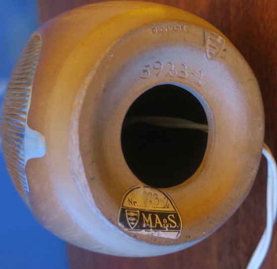 Image 1 of Ceramic Table Lamp by Michael Andersen & Son, Denmark 1960s