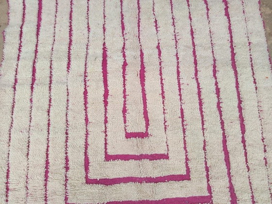 Image 1 of Authentiek handgemaakt Beni Ourain Berber tapijt, 140/260 cm