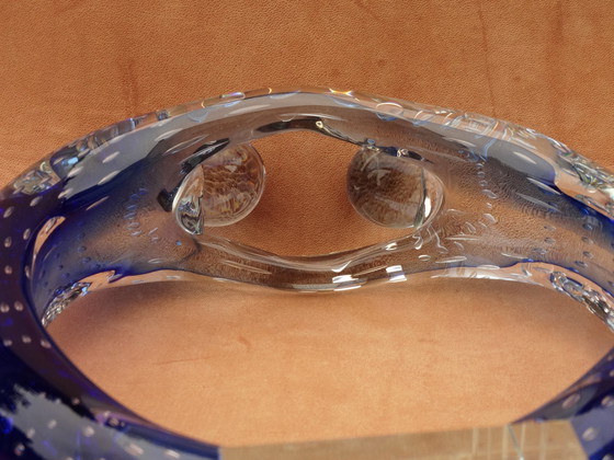 Image 1 of Glaskunst, studioglas, sculptuur "Koppel" Murano 1980