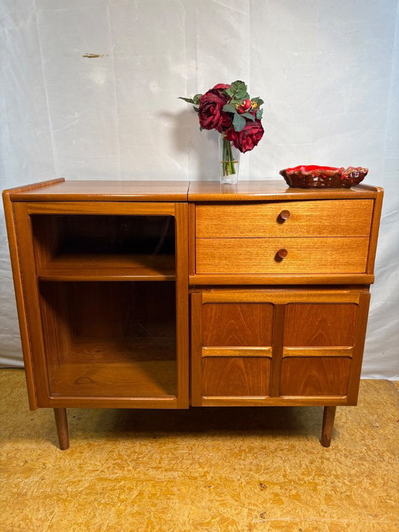 Prachtige Vintage Nathan Teak Muziekmeubel | Circa 1960 | Mid-Century Design – Dressoirs, Wood (photo 9 of 9)