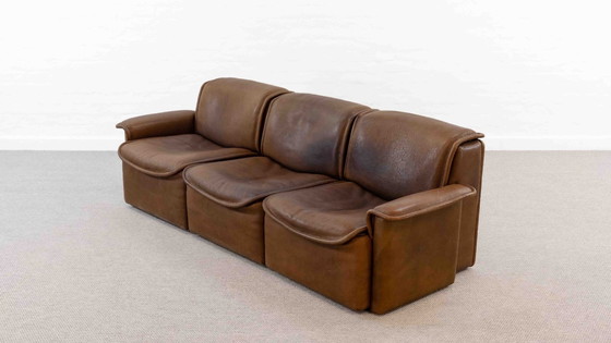 Image 1 of Modular De Sede Sofa DS-12 in Cognac Leather, 70s