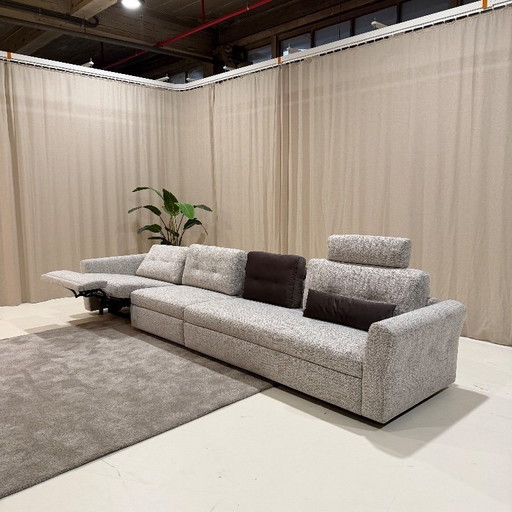 Canapé Moome Bas avec pouf et fonction relaxation