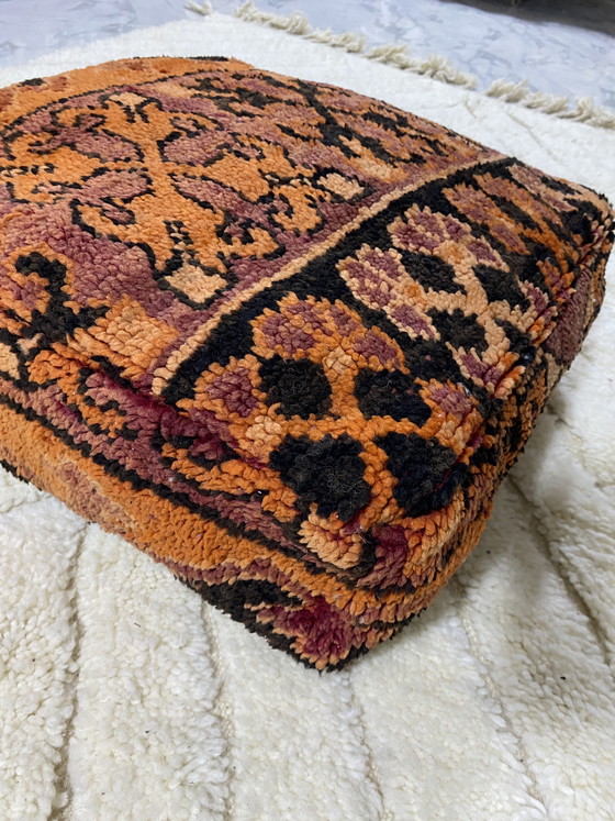 Image 1 of Puf bereber (100% hecho a mano)