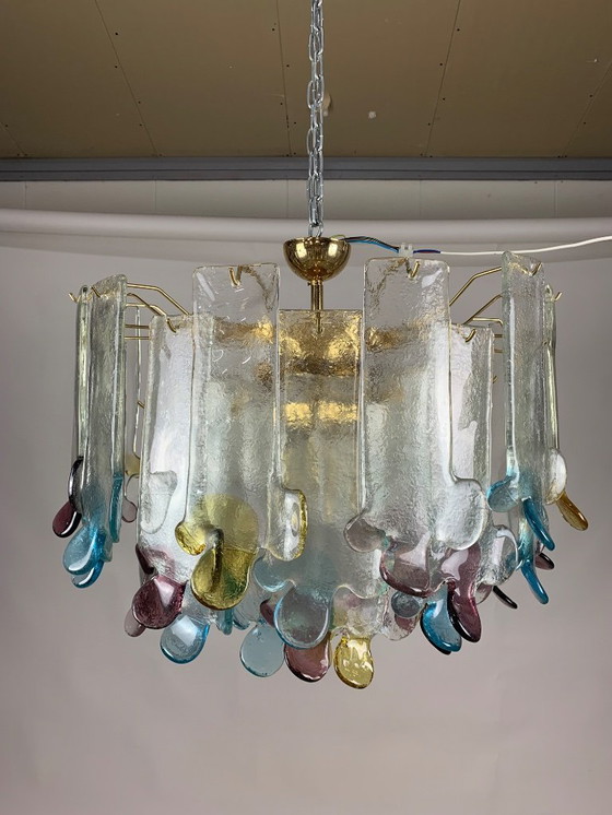 Image 1 of Alfredo Barbini kroonluchter 1970's