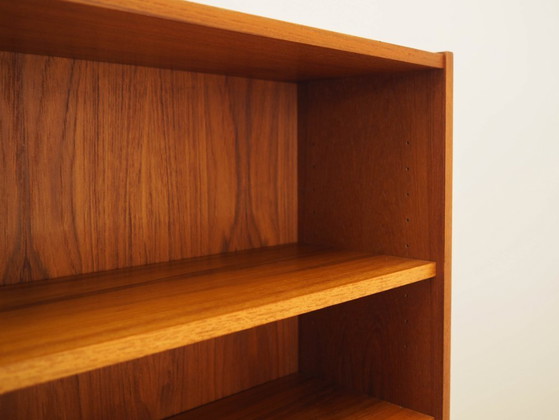 Image 1 of Teakhouten boekenkast, Deens design, jaren 70, gemaakt in Denemarken.