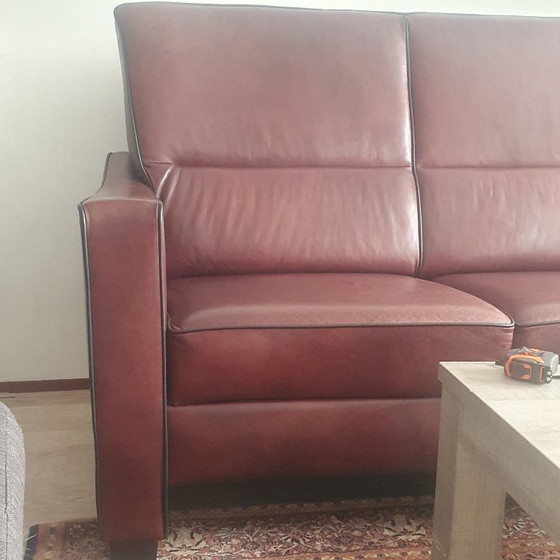 Drie B Leather Sofa, Drie B (3B), 3-5 seaters, Brown (photo 2 of 5)