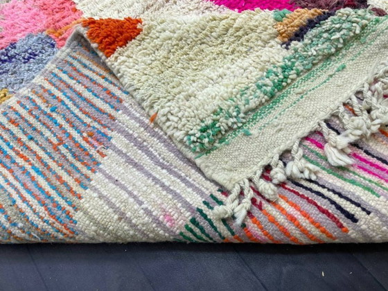 Image 1 of Mehrfarbige Berber-Tapis aus Leinen, 300 x 200 cm