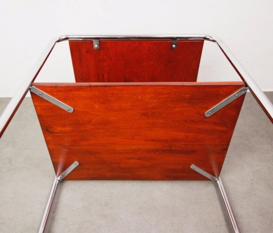 Image 1 of Tavolo Bauhaus in cromo di Marcel Breuer "Carmin piccolo"