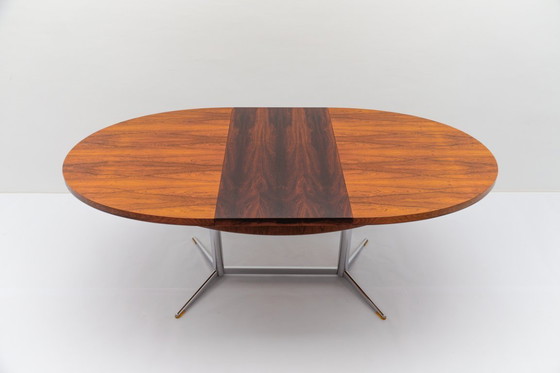 Image 1 of Scandinavian Rosewood Folding Dining Table, 1960s