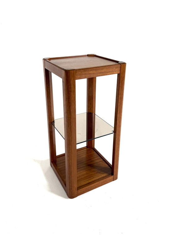Image 1 of Vintage teak plant stand, Uldum Møbelfabrik ‘60