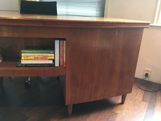 Image 1 of 1930s Pearwood Desk