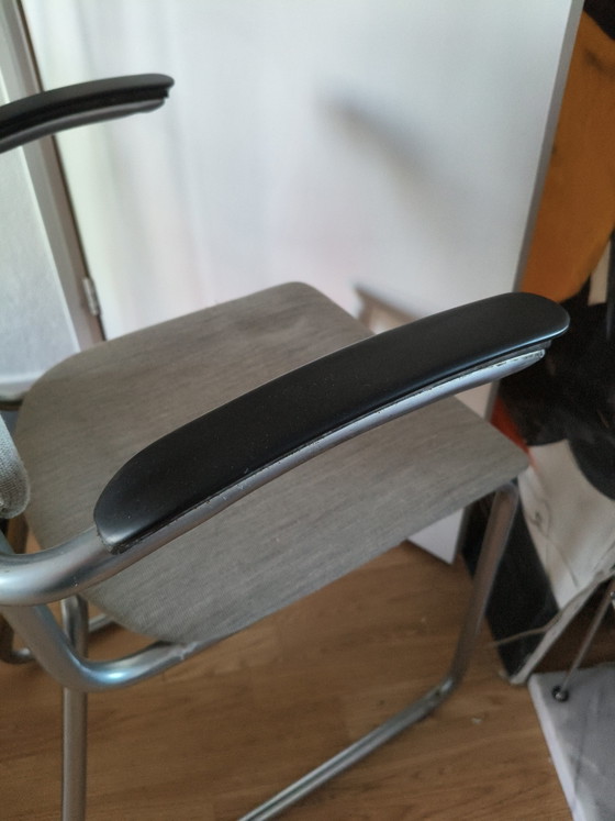 Image 1 of Vintage design Gispen stijl buisframe stoel