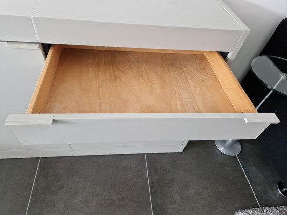Pastoe Sideboard grau L Serie mit Gebrauchsspuren. – Holz (photo 5 of 5)