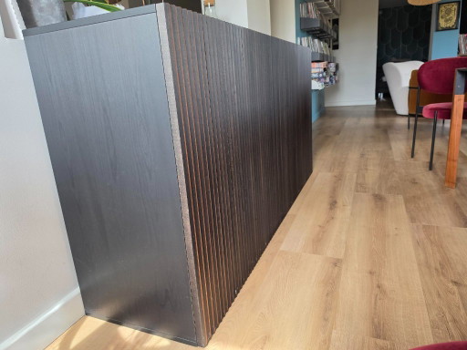 Highboards Horm Leon 4 Türen 192x49x98 – high boards, Wood, Glass