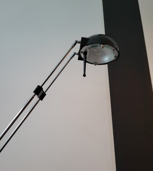 Telescope Desk Lamp Black 1990s.