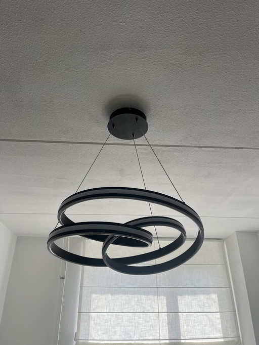 Pendant Lamp Trio Leuchten Black Modern LED