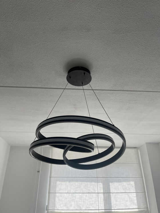 Image 1 of Pendant Lamp Trio Leuchten Black Modern LED