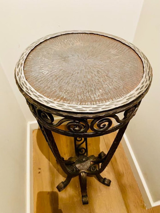 Image 1 of Art Nouveau tafel op voet