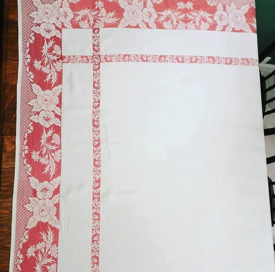 Image 1 of Jacquard tablecloth.vintage.Italy