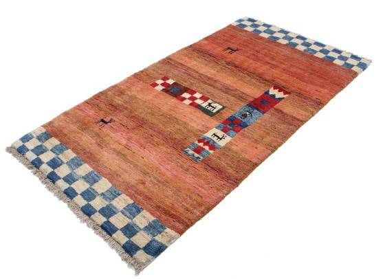 Image 1 of Original Perserteppich Gabbeh Ghashghai Orientteppich 204 cm x 108 cm Alt Natur