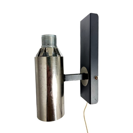 AKA Leuchten Wall Lamp, 1970s, Space Age Chrome Sphere, Mid-Century Vintage, East German (GDR), E14 Wall Light (photo 5 of 9)