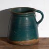 Antique folk glazed pottery pot – Central Europe, circa 1930 – Plant pot, Rustic (photo 40 of 40)
