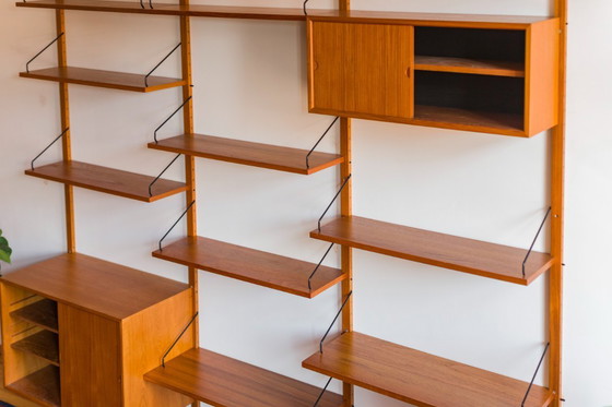 Image 1 of Modulares Wandregalsystem von Poul Cadovius für Cado, 1960er Jahre