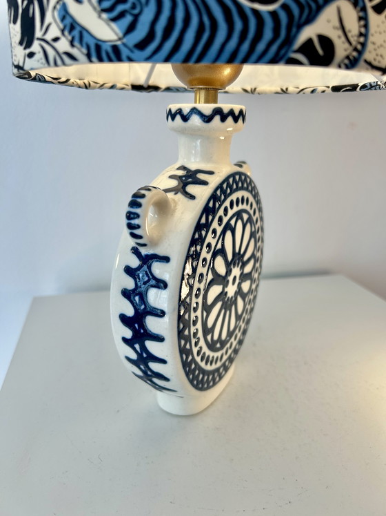 Image 1 of Dekorative Tischlampe - kabellos für Regal oder Sideboard 