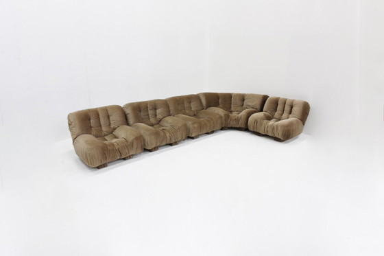 Image 1 of Vintage Italian modular sofa Rossi di Albizzate 1970s