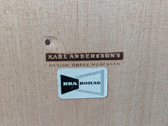 Image 1 of Vintage Double Drawer Cabinet, 1960s, Danish Design by Borge Mogensen