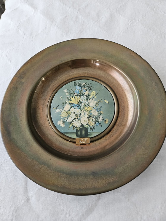 Image 1 of Targa vintage del Trafford "Fiori"