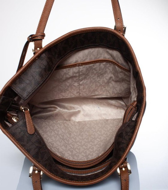 Image 1 of Michael kors, Jet set canvas logo shopper