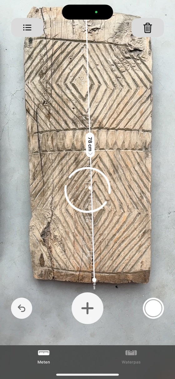 Image 1 of 2x Decorative authentic wooden shelves