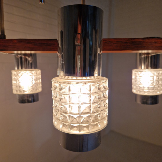 Image 1 of Vintage hanglamp 8 spots