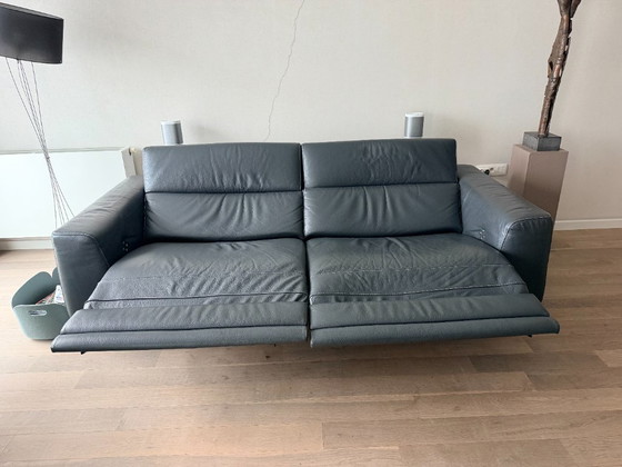 Natuzzi Pensiero Divano 3 Posti in Pelle Con Doppio Relax Elettrico – Poltrone (photo 5 of 5)