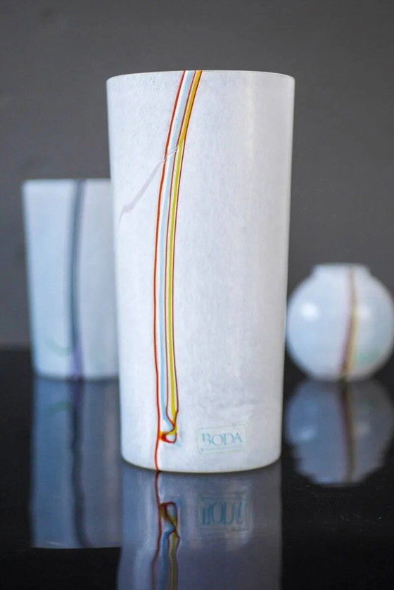 Image 1 of Glass vases by Vallien for Kosta Boda, set of 3