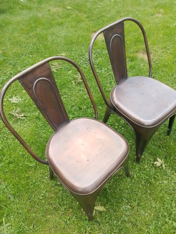 2 X Metall-Industriestühle – Stühle und Loungesessel (photo 8 of 8)