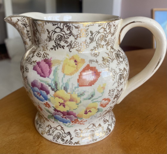 Image 1 of Vintage H&K Tunstall Creamer, 1930s